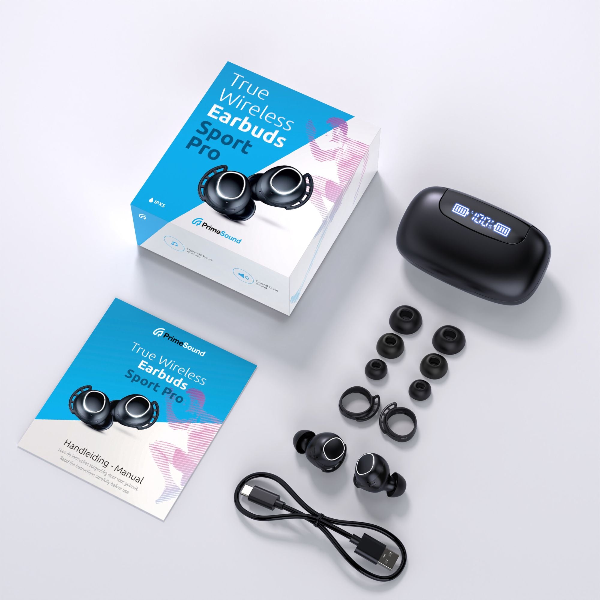 verpakkingsinhoud sport oordopjes