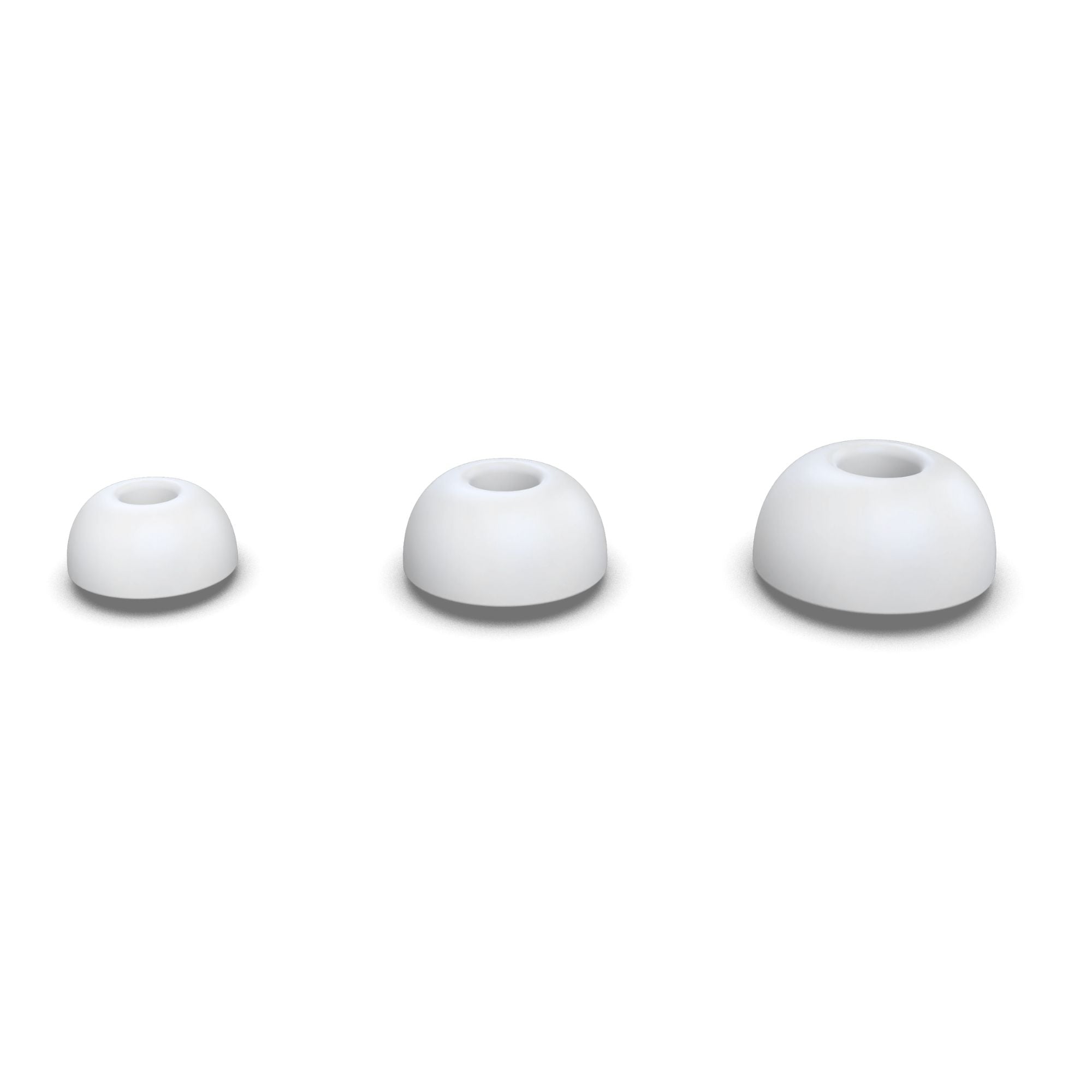 siliconen eartips wit