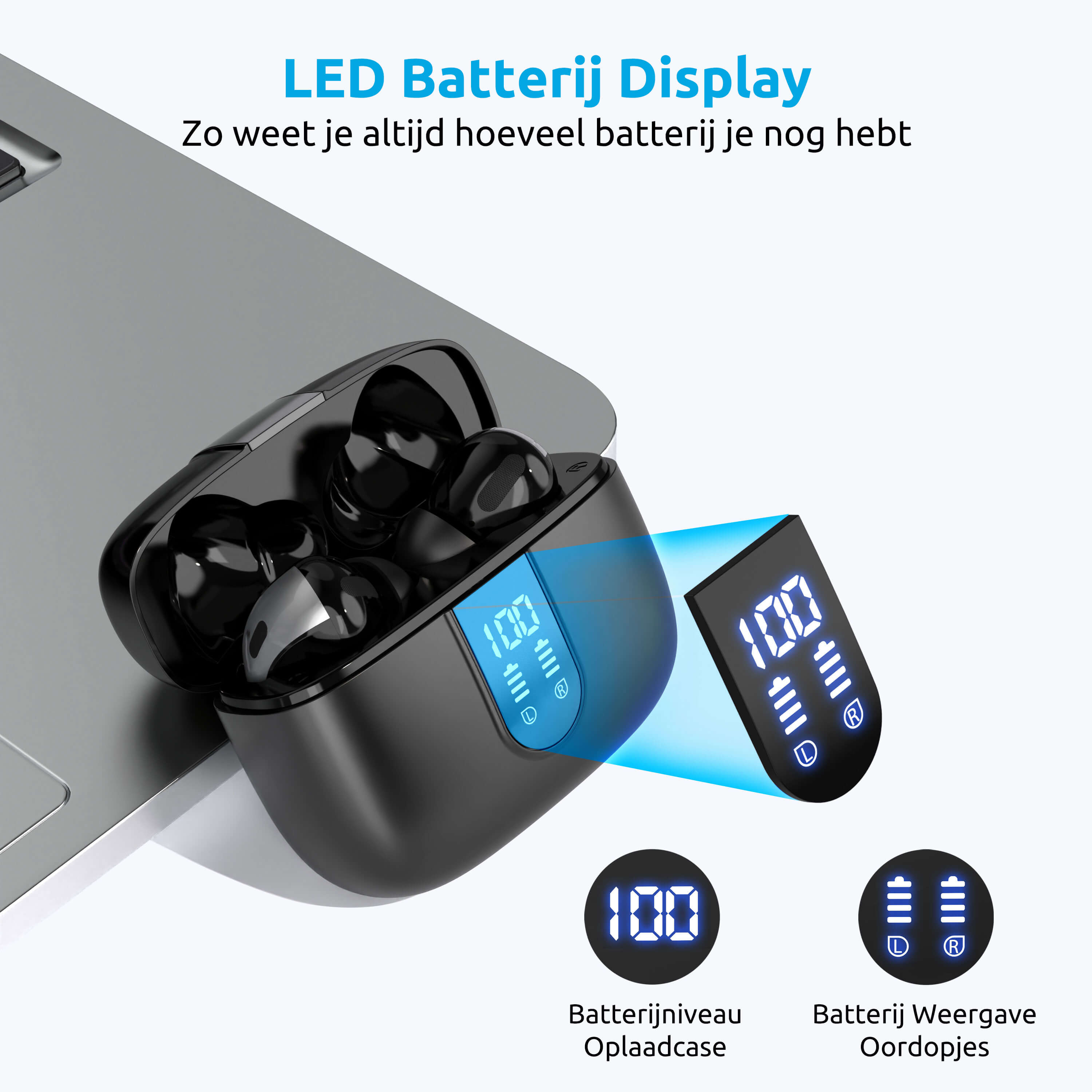 led display oordoopjes